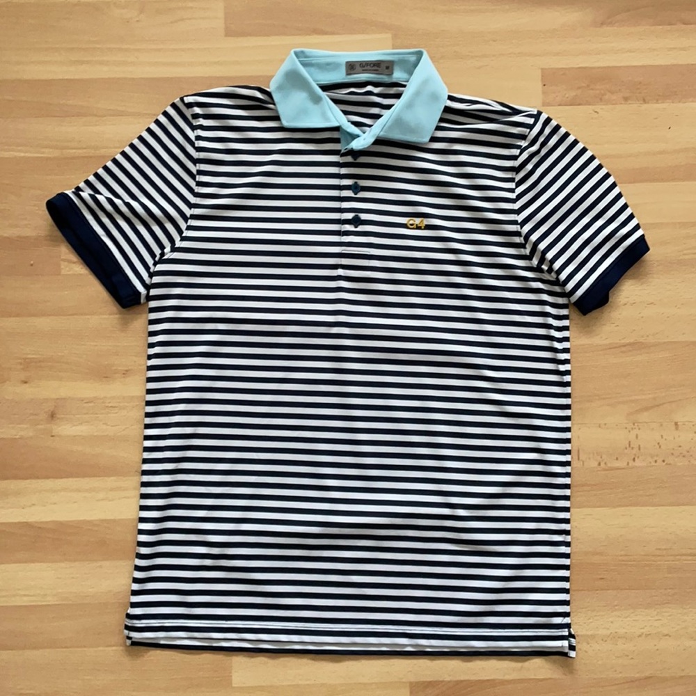 G4 G/Fore stripped golf polo